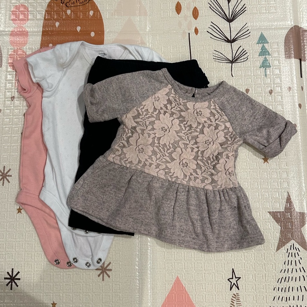 3 to 6 months George Baby Girl Clothes - Picture 1 of 8
